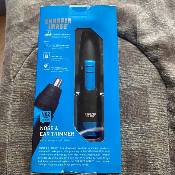Sharper Image Nose And Ear Hair Trimmer No2 Cobalt Series - Picture 1 of 5